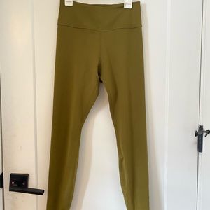 Nike dri-fit olive green leggings